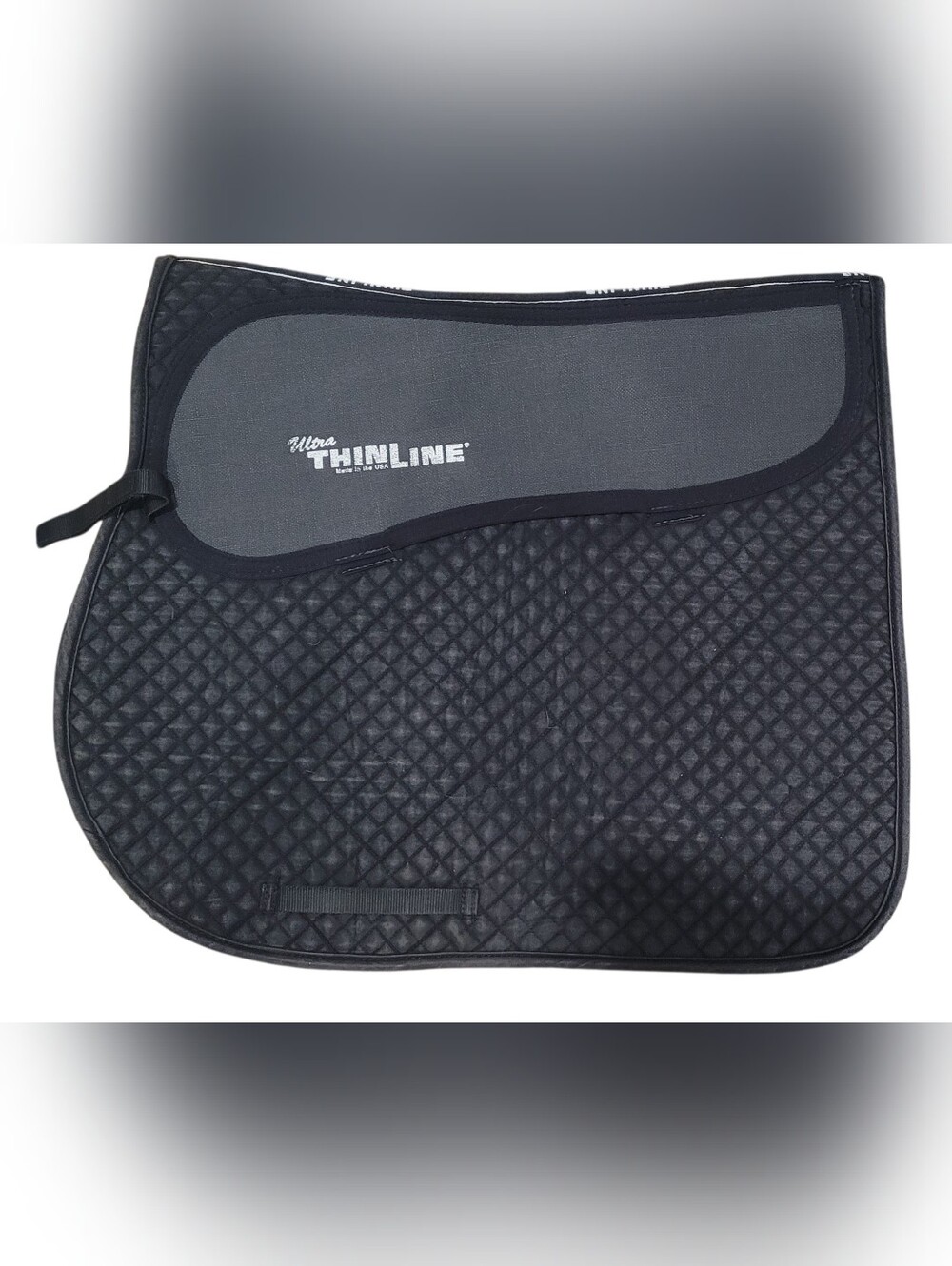 THINLINE Dressage Pad, Cotton W/shock Absorbing Pad, 26x21, EUC